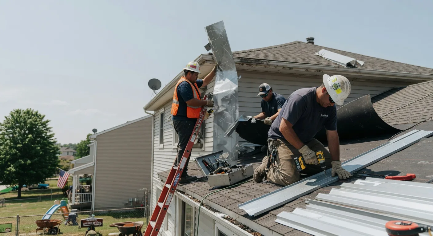 Storm Damage Metal Roof Repair in Sharon Grove, KY